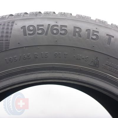 5. 195 65 15 2x CONTINENTAL 195/65 R15 91T WinterContact TS 860 Winterreifen 2019 8,5mm