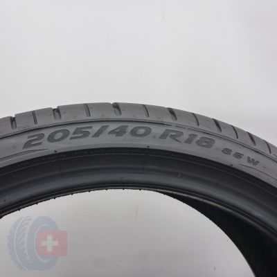 5.  205 40 18 2x PIRELLI  205/40 R18 86W XL P Zero  BMW RFT Sommerreifen  2024 6mm