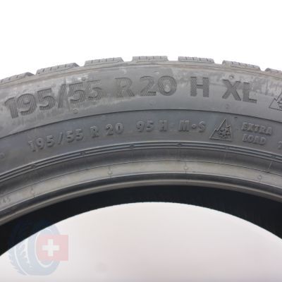 6. 195 55 20 2x CONTINENTAL 195/55 R20 95H XL WinterContact TS 870 P Winterreifen 2024 VOLL WIE NEU 
