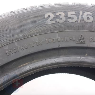 6. 235 60 18 4x CONTINENTAL 235/60 R18 103V NO ContiWinterContact TS830P SUV Winterreifen 2023 WIE NEU VOLL