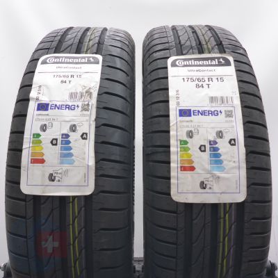 3. 175 65 15 4x CONTINENTAL 175/65 R15 84T UltraContact Sommerreifen 2024/25 VOLL WIE NEU
