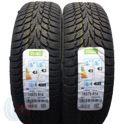 185 70 14 2x NOKIAN 185/70 R14 88T WR D3 Winterreifen 2018 WIE NEU VOLL