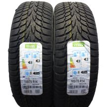 185 70 14 2x NOKIAN 185/70 R14 88T WR D3 Winterreifen 2018 WIE NEU VOLL