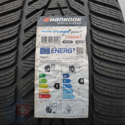 2. 265 35 18 2x HANKOOK 265/35 R18 97V XL Winter I Cept evo3 Winterreifen 2021 VOLL WIE NEU 