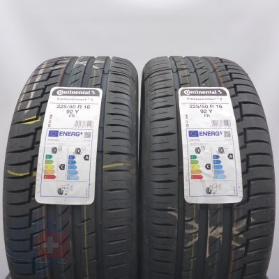 3. 225 50 16 4x CONTINENTAL 225/50 R16 92Y PremiumContact 6 Sommerreifen 2022/24 