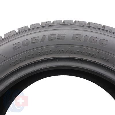 4. 205 65 16C 2x PIRELLI 205/65 R16C 107/105T Carrier Winter Winterreifen 2023 9-9,3mm