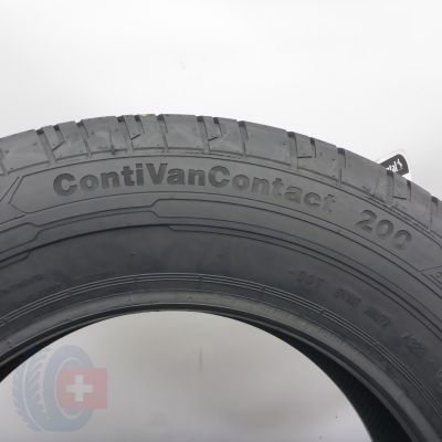 5. 195 75 16C 2x CONTINENTAL 195/75 R16C 107/105 ContiVanContact 200 Sommerreifen 2023 VOLL WIE NEU