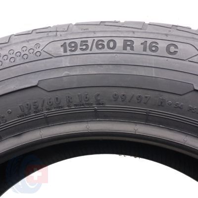 6. 4 x CONTINENTAL 195/60 R16C 99/97H ContiVanContact 100 Sommerreifen 2020 WIE NEU VOLL