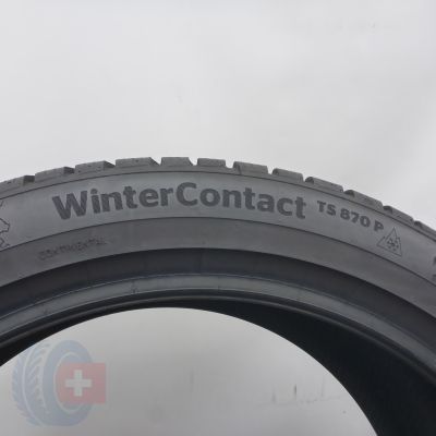 6. 245 40 19 2x CONTINENTAL 245/40 R19 98V WinterContact TS870P Winterreifen 2022, 2025 7,5-7,8mm