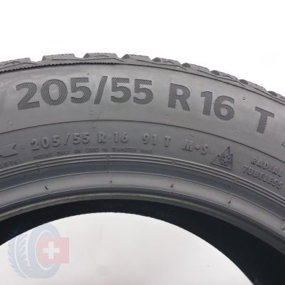 6. 205 55 16 2x CONTINENTAL 205/55 R16 91T WinterContact TS 870 Winterreifen  2022 8,5-7,5mm