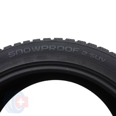 7. 255 45 20 2x NOKIAN 255/45 R20 105V XL Snowproof 2 SUV Winterreifen 6mm 2023