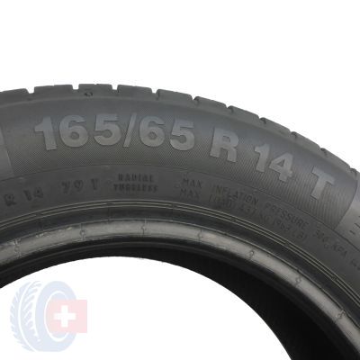 6. 4 x CONTINENTAL 165/65 R14 79T ContiEcoContact 5 Sommerreifen 2015 5,8; 6,2mm