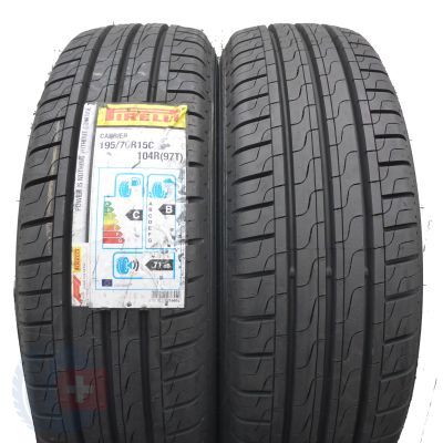 195 70 15C 2x PIRELLI 195/70 R15C 104/102R Carrier Sommerreifen 2020 WIE NEU VOLL