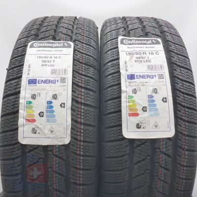 195 60 16C 2x CONTINENTAL 195/60 R16C 99/97T VanContact Winter Winterreifen 2023/24 VOLL