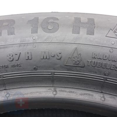 4. 195 55 16 1x CONTINENTAL 195/55 R16 87H ContiWinterContact TS 850 Winterreifen 2015 8mm