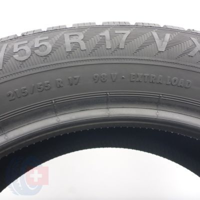 6. 215 55 17 4x GISLAVED 215/55R17 98V XL Euro Frost6 Winterreifen 2022, 2023 WIE NEU 7,2-7,5mm