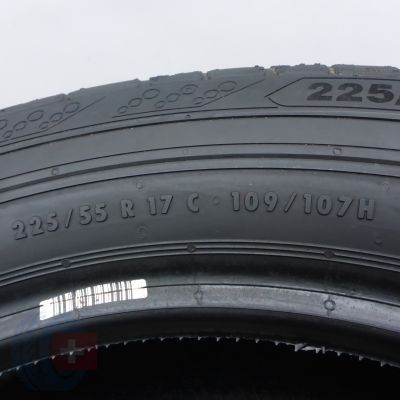 7. 225 55 17C 4x CONTINENTAL 225/55 R17C 109/107H ContiVan Contact 200 Sommerreifen 2025 VOLL WIE NEU 