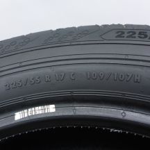 7. 225 55 17C 4x CONTINENTAL 225/55 R17C 109/107H ContiVan Contact 200 Sommerreifen 2025 VOLL WIE NEU 
