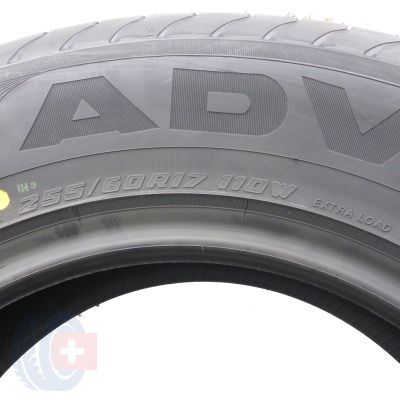 9. 255 60 17 4x YOKOHAMA 255/60 R17 110W XL Advan Sport V105 Sommerreifen 2018 WIE NEU VOLL