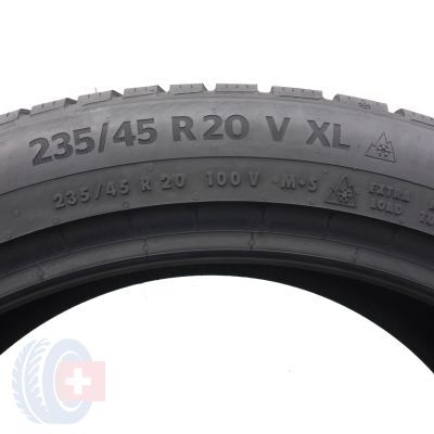 6. 235 45 20 2x CONTINENTAL 235/45 R20 100V XL WinterContact TS 870 P SEAL Winterreifen 2022 7,5mm WIE NEU 