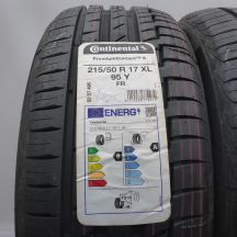 2. 215 50 17 2x CONTINENTAL 215/50 R17 95Y XL  PremiumContact 6 Sommerreifen 2022 VOLL WIE NEU 