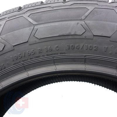 7. 195 65 16C 4x CONTINENTAL 195/65 R16C 104/102T VanContact Winter Winterreifen 2022 VOLL WIE NEU 
