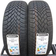 5. 4 x CONTINENTAL 215/65 R15 96H WinterContact TS860 Winterreifen 2020 WIE NEU VOLL