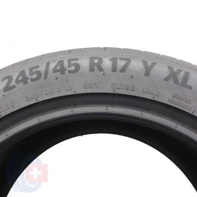 3.  245 45 17 1x CONTINENTAL 245/45 R17 99Y XL Premium Contact 6 Sommerreifen 2022 VOLL WIE NEU