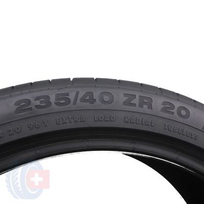 5. 2 x CONTINENTAL 235/40 ZR20 96Y XL ContiSportContact 5P M0 Sommerreifen 2017  5.8mm