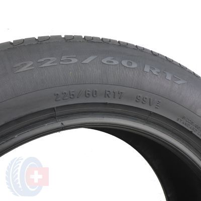 5. 2 x PIRELLI 225/60 R17 99V  Cinturato P7 Sommerreifen 2016  6.8-7.2mm 