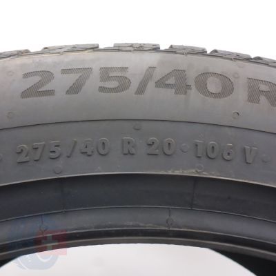 6. 275 40 20 4x CONTINENTAL 275/40 R20 106V XL WinterContact TS 860 S Winterreifen 2023 VOLL WIE NEU 
