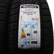 2. 245 70 16 4x BARUM 245/70 R16 107H Bravuris 4x4 Sommerreifen 2020 VOLL Wie Neu