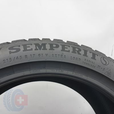 3. 215 45 17 1x SEMPERIT 215/45 R17 91V XL Speed-Grip 5 Winterreifen 2024 8,5mm WIE NEU