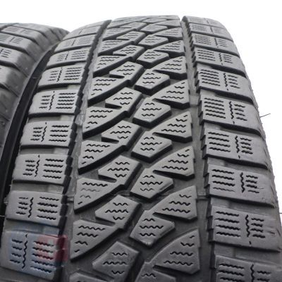 4. 195 70 15C 2x BRIDGESTONE 195/70 R15C 104/102R Blizzak W810 Winterreifen 7-8,2mm 2022