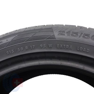 2. 215 50 17 1x CONTINENTAL 215/50 R17 95W XL ContiSportContact 5 Sommerreifen 2021 VOLL Wie Neu