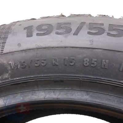 7. 4 x CONTINENTAL 195/55 R15 85H WinterContact TS860 Winterreifen 2020 WIE NEU VOLL