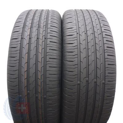 3. 225 60 18 4x CONTINENTAL 225/60 R18 104V XL EcoContact 6 Sommerreifen 2022 VOLL Wie Neu