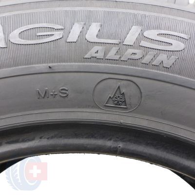 2. 215 65 16C 4x MICHELIN 215/65 R16C 109/107R Agilis Alpin Winterreifen 2022, 2023 WIE NEU 7,8-8mm