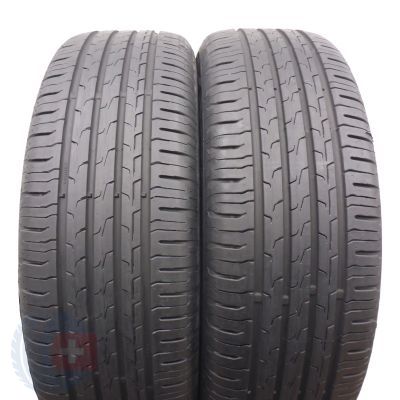 4. 205 60 16 4x CONTINENTAL 205/60 R16 92H EcoContact 6 Sommerreifen 6-6,5mm 2023/24