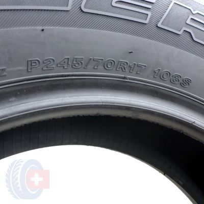 7. 4 x BRIDGESTONE 245/70 R17 108S Dueler H/T 684I M+S Sommerreifen  2018 VOLL WIE NEU 