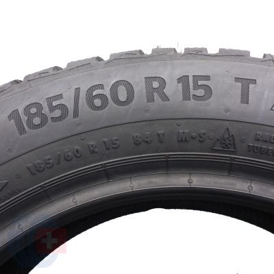 5. 185 60 15 2x CONTINENTAL 185/60 R15 84T WinterContact TS870 Winterreifen  2022 VOLL WIE NEU 