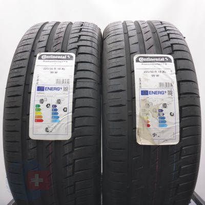 225 50 18 2x CONTINENTAL 225/50 R18  99W XL PremiumContact 6 BMW Sommerreifen 2024 Ungebraucht  