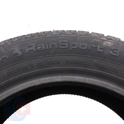 6. 2 x UNIROYAL 195/55 R15 85H RainSport 3 Sommerreifen 2018 WIE NEU VOLL