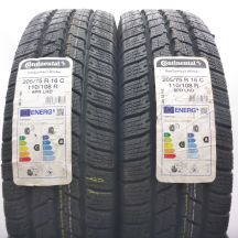 3. 205 75 16C 4x CONTINENTAL 205/75 R16C  110/108R VanContact Winter Winterreifen  2022 VOLL