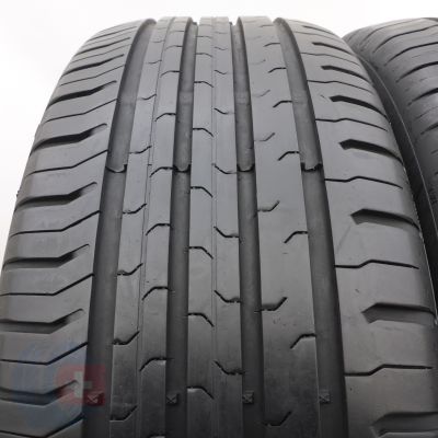 2. 195 55 15 2x CONTINENTAL 195/55 R15 85V ContiEcoContact 5 Sommerreifen 2018 6-6,2mm