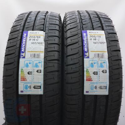 205 65 16C 2x MICHELIN 205/65 R16C 107/105T Agilis + Sommerreifen 2020 VOLL