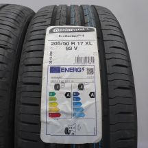 2. 205 50 17 2x CONTINENTAL 205/50 R17 93V XL EcoContact6 Sommerreifen 2022 WIE NEU VOLL