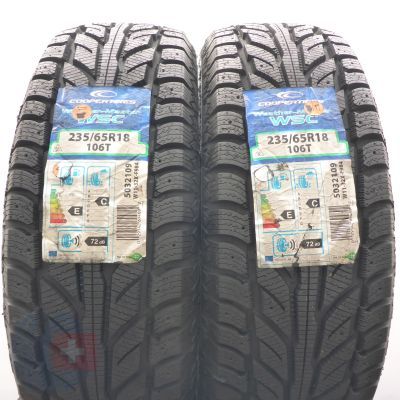  235 65 18 2x COOPER  235/65 R18 106T Weather-Master WSC Winterreifen 2017 Ungebraucht   