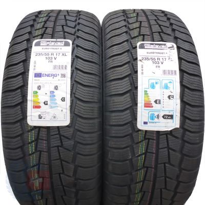 4. 4 x GISLAVED 235/55 R17 103V XL Euro Frost 6 Winterreifen 2020/21 VOLL Wie Neu