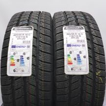 5. 225 65 16C 4x CONTINENTAL 225/65 R16C 112/110R VanContact Winter Winterreifen 2022 WIE NEU VOLL